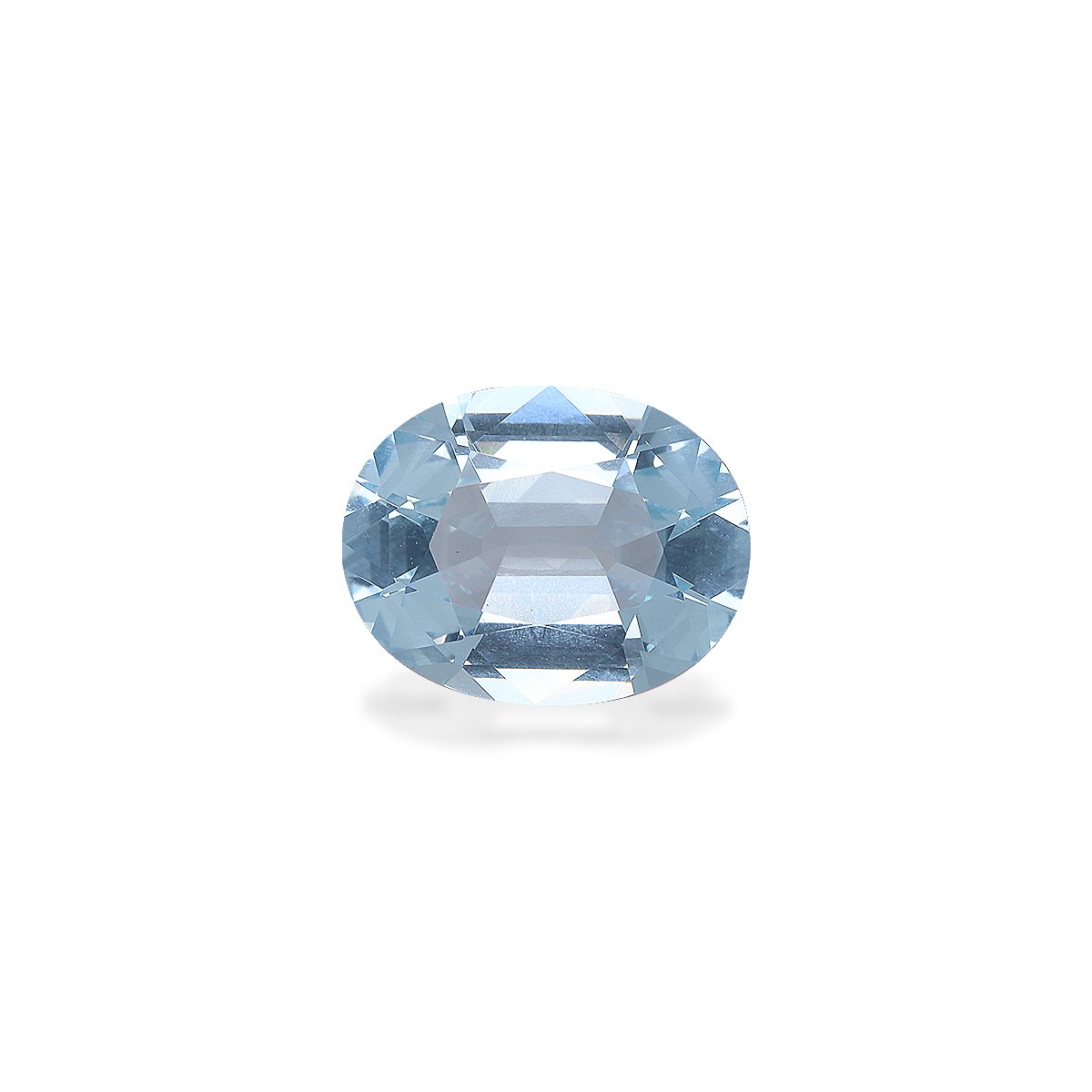 sky blue aquamarine, 2.65ct oval cut — main view