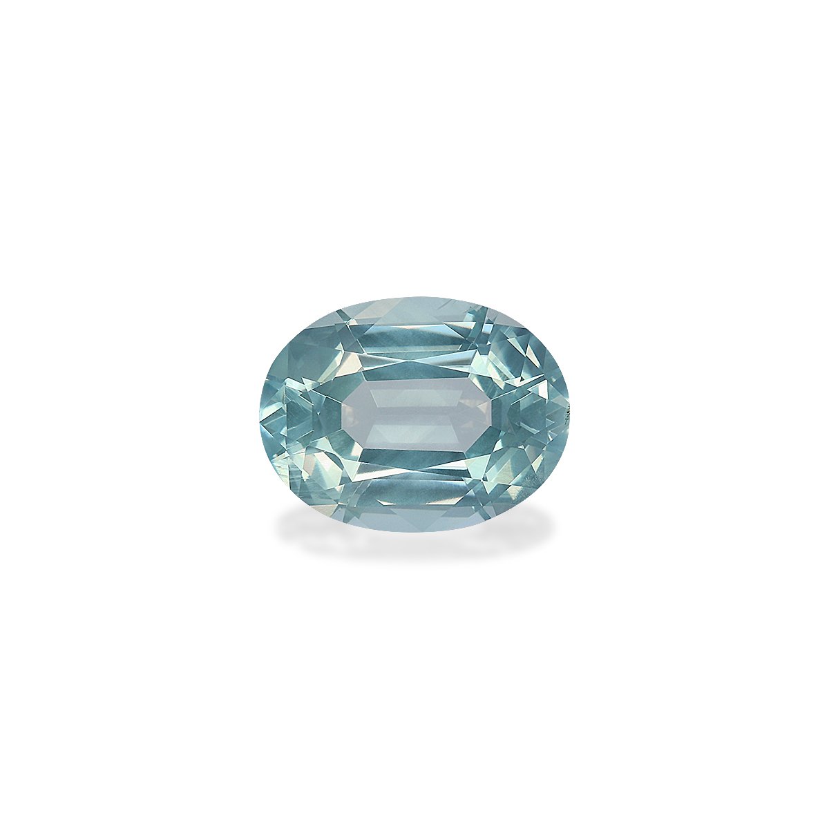 arctic blue aquamarine, 3.33ct oval cut — main view
