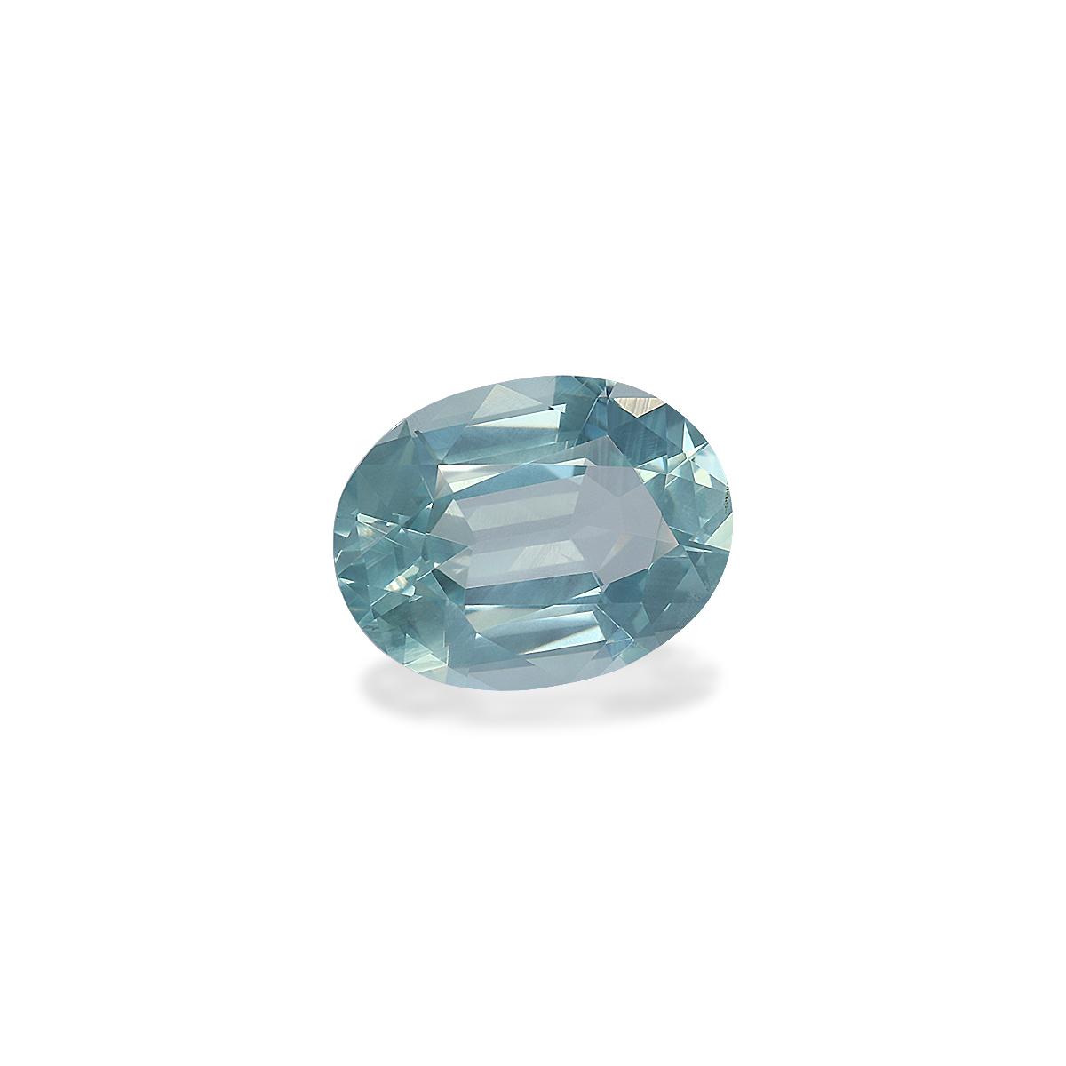 arctic blue aquamarine, 3.33ct oval cut — view 3