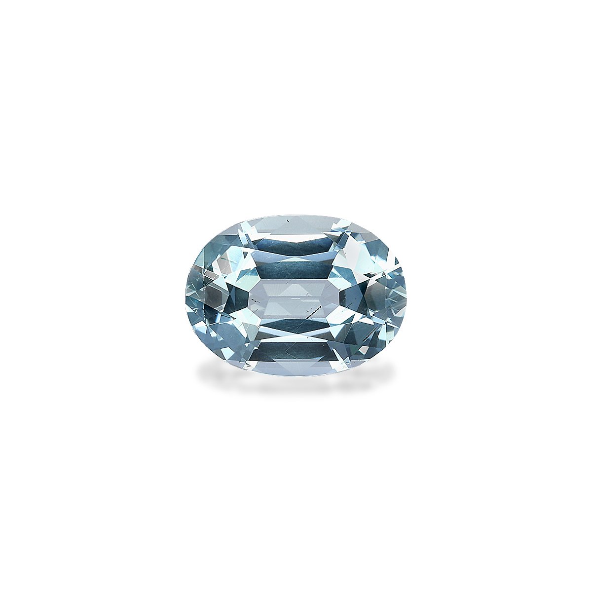 baby blue aquamarine, 2.94ct oval cut — main view