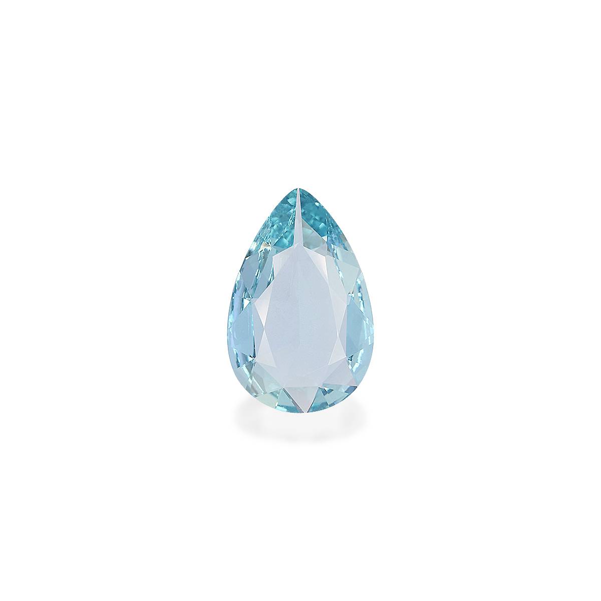 baby blue aquamarine, 4.31ct pear cut — main view