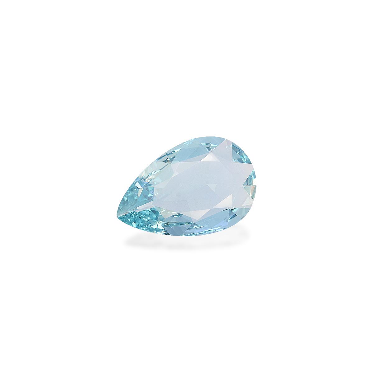 baby blue aquamarine, 4.31ct pear cut — view 3