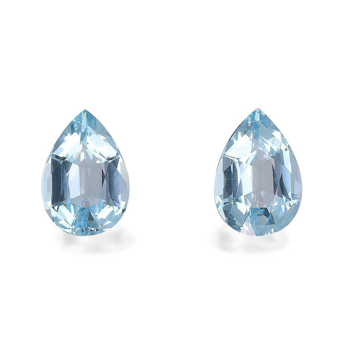baby blue aquamarine, 7.76ct pear cut — main view