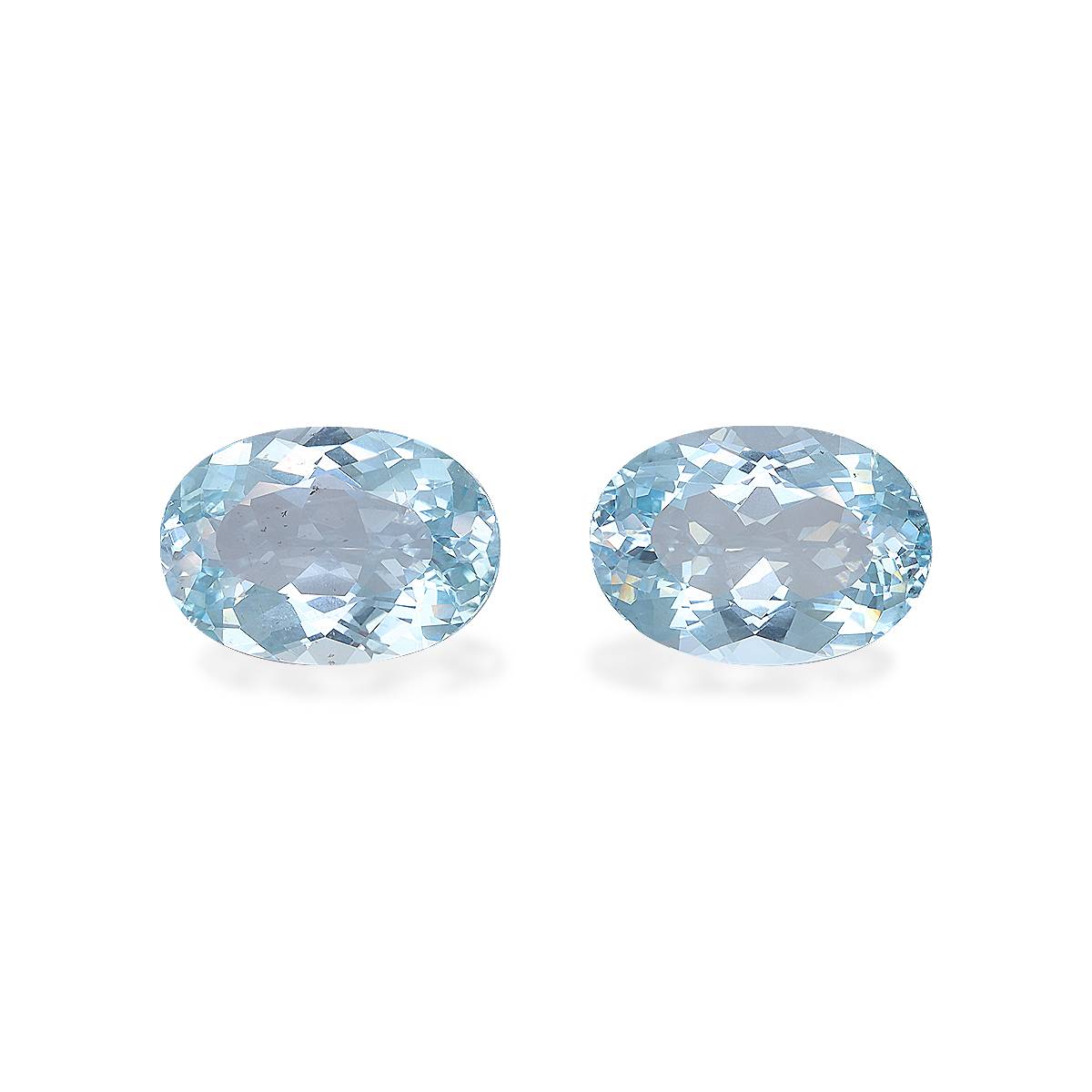 Sky Blue Aquamarine 8.34ct Pair