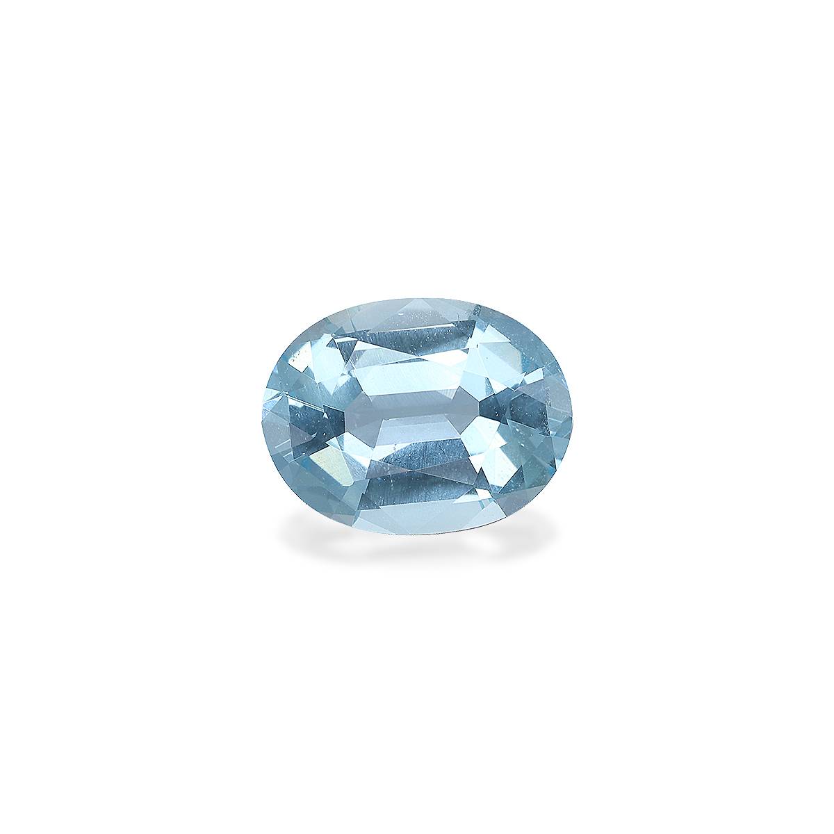 baby blue aquamarine, 3.32ct oval cut — main view