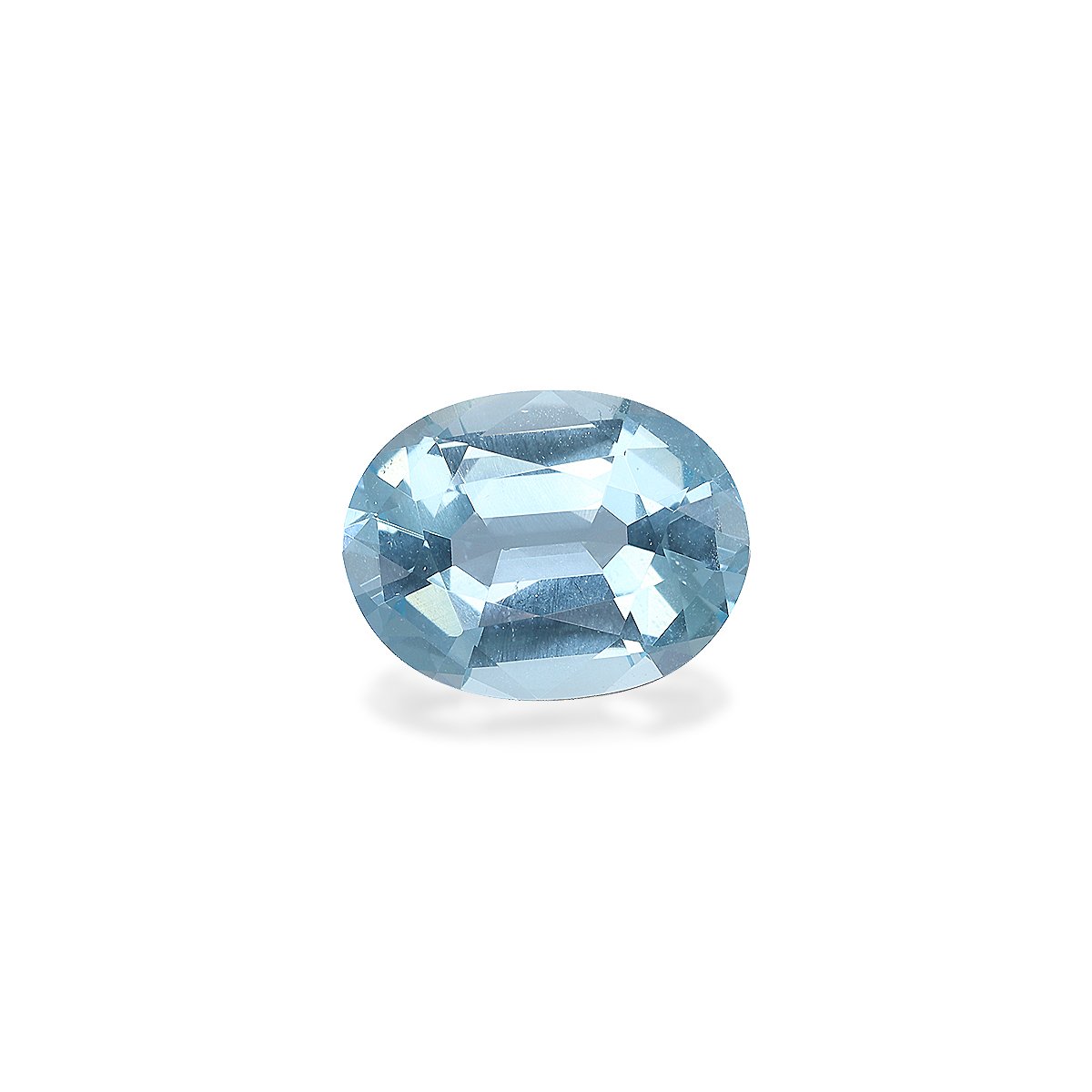 baby blue aquamarine, 3.32ct oval cut — main view