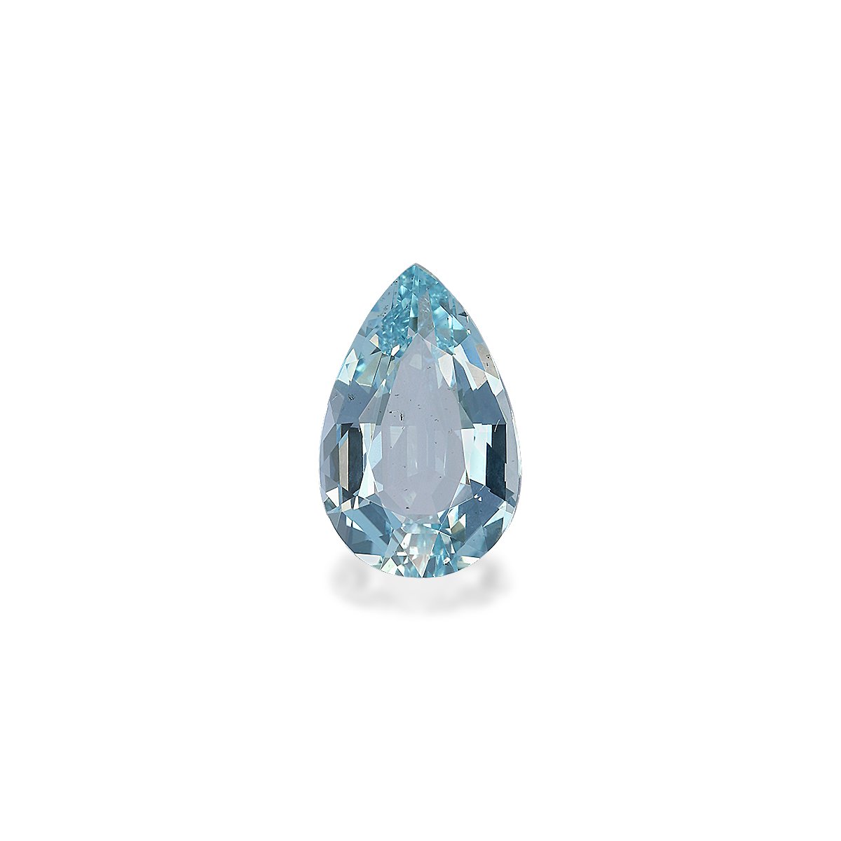baby blue aquamarine, 3.6ct pear cut — main view