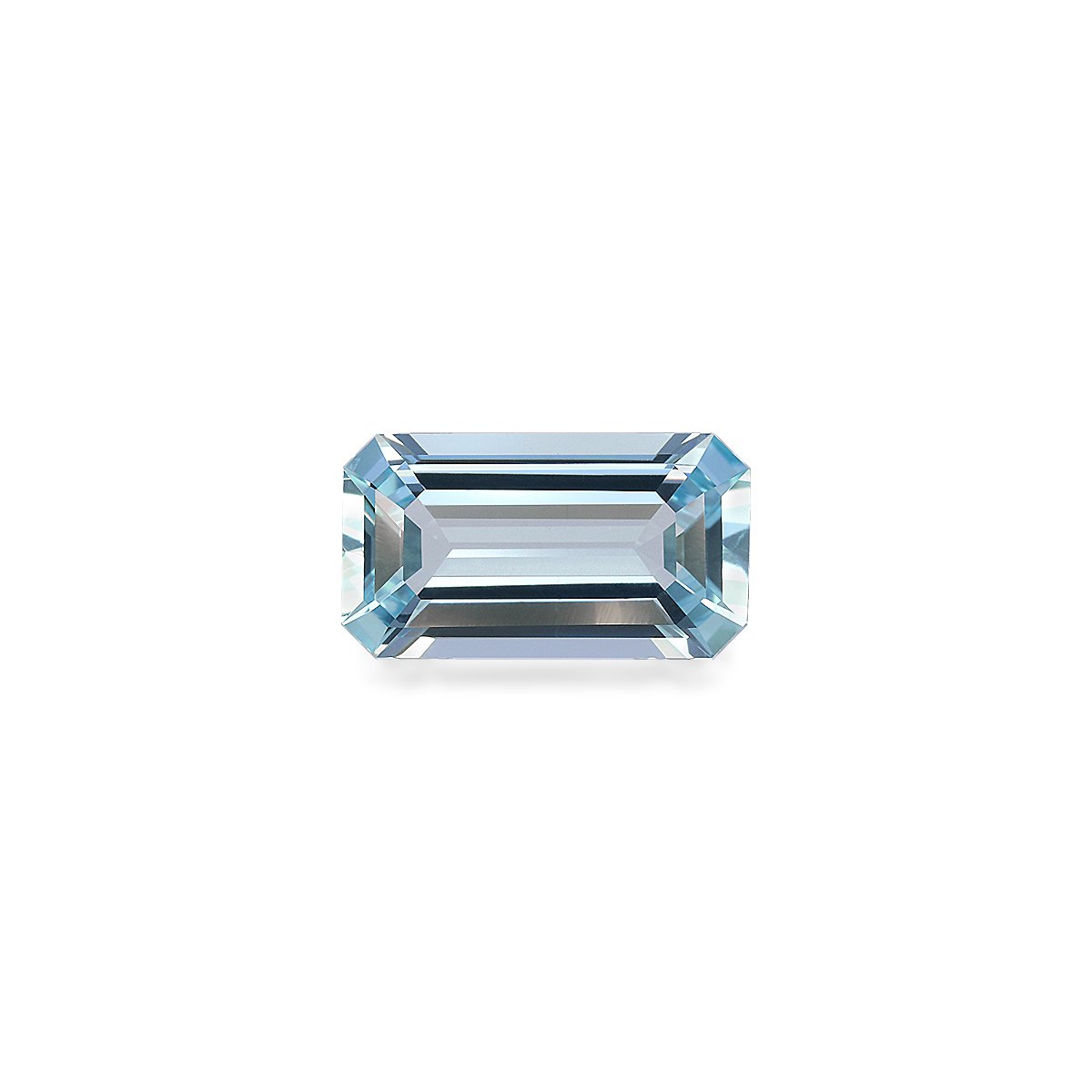 baby blue aquamarine, 4.01ct rectangular cut — main view