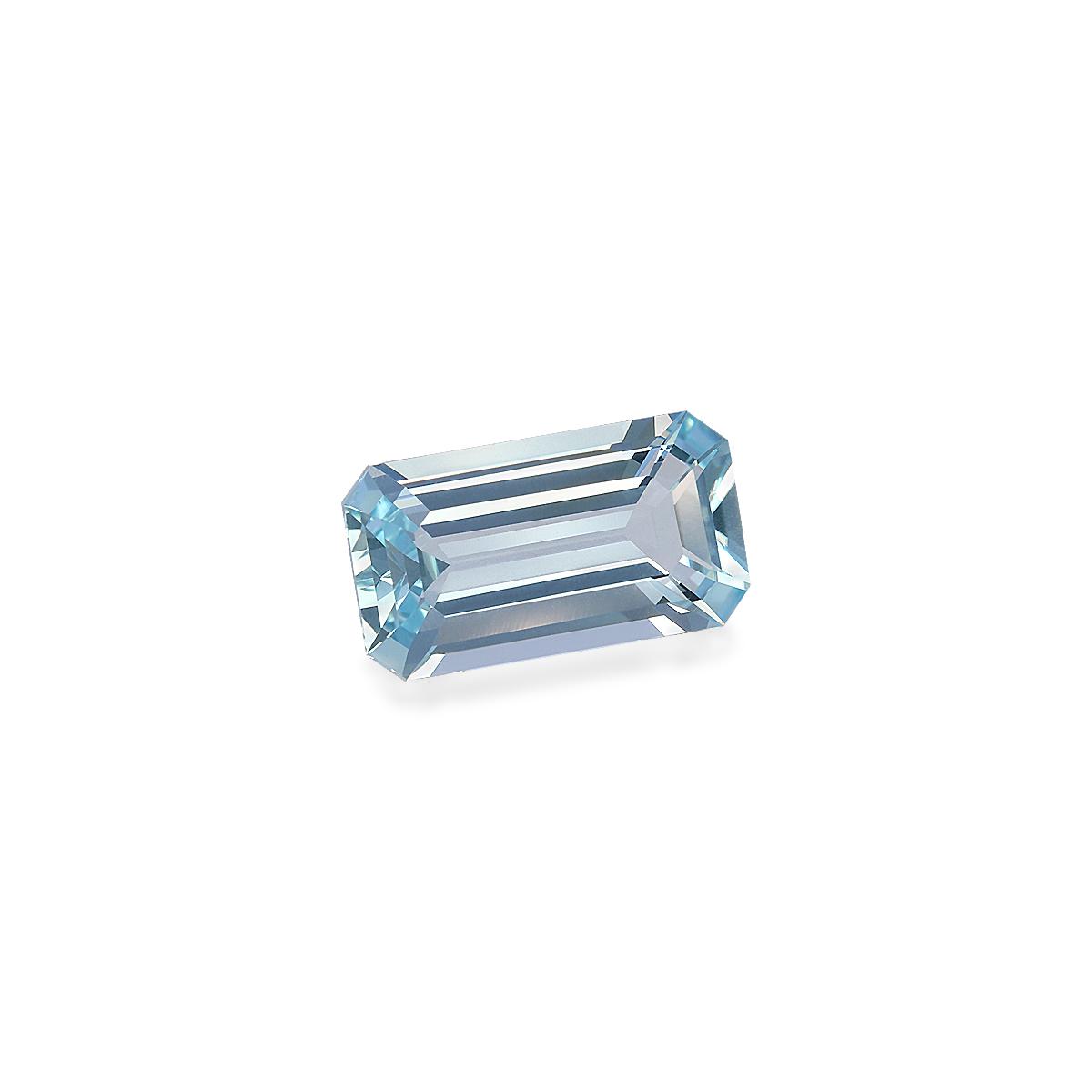 baby blue aquamarine, 4.01ct rectangular cut — view 3