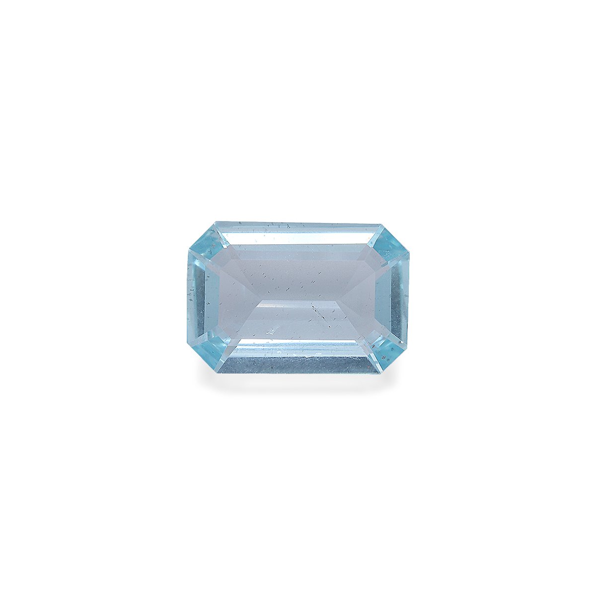 baby blue aquamarine, 4.56ct rectangular cut — main view