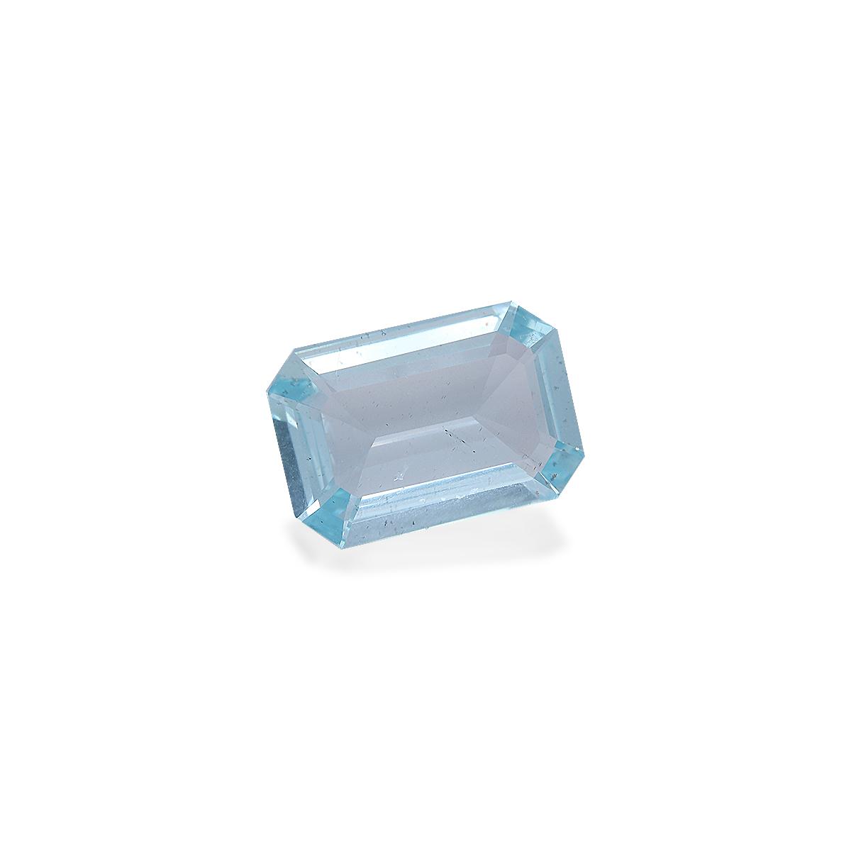 baby blue aquamarine, 4.56ct rectangular cut — view 3