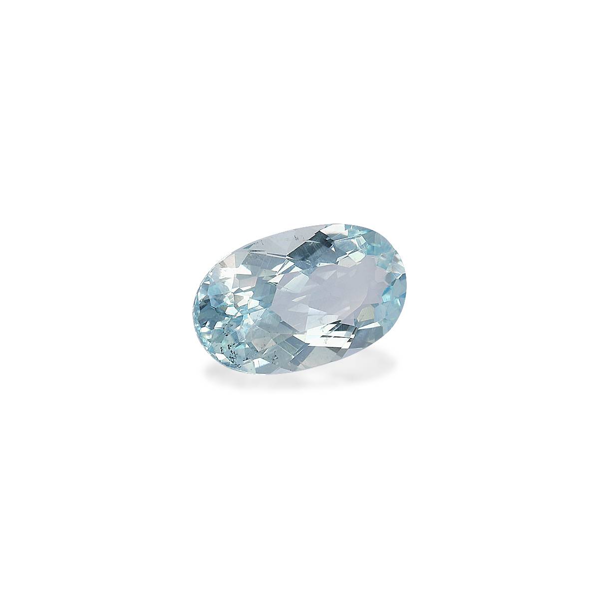 baby blue aquamarine, 1.78ct oval cut — view 3