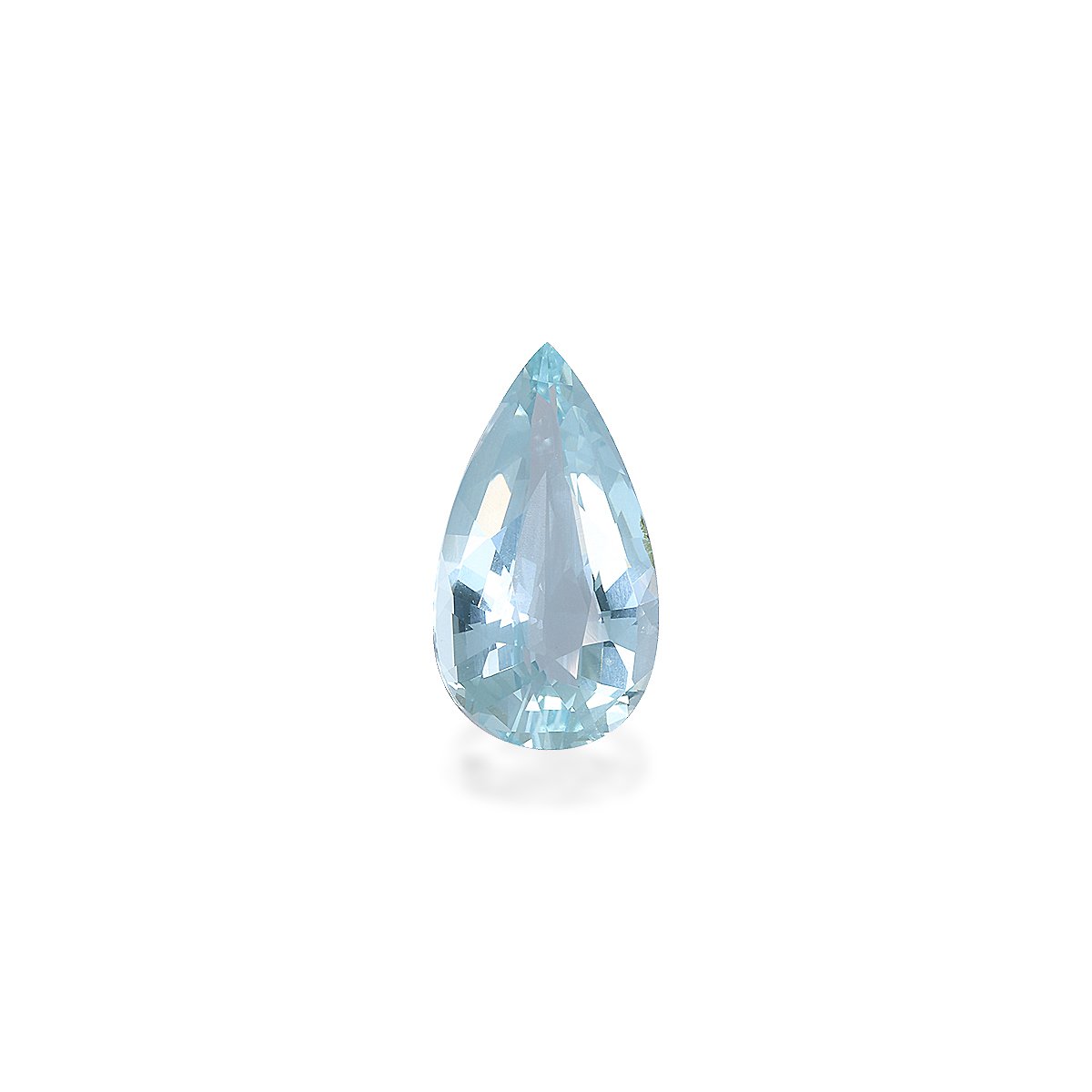 sky blue aquamarine, 2.04ct pear cut — main view