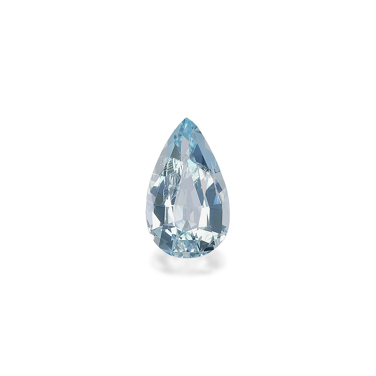 baby blue aquamarine, 2.04ct pear cut — main view