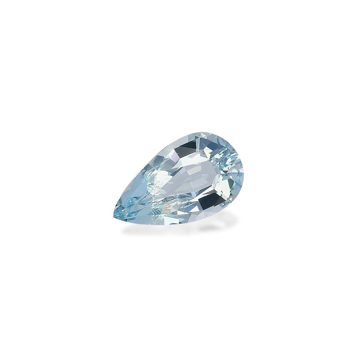 baby blue aquamarine, 2.04ct pear cut — view 3