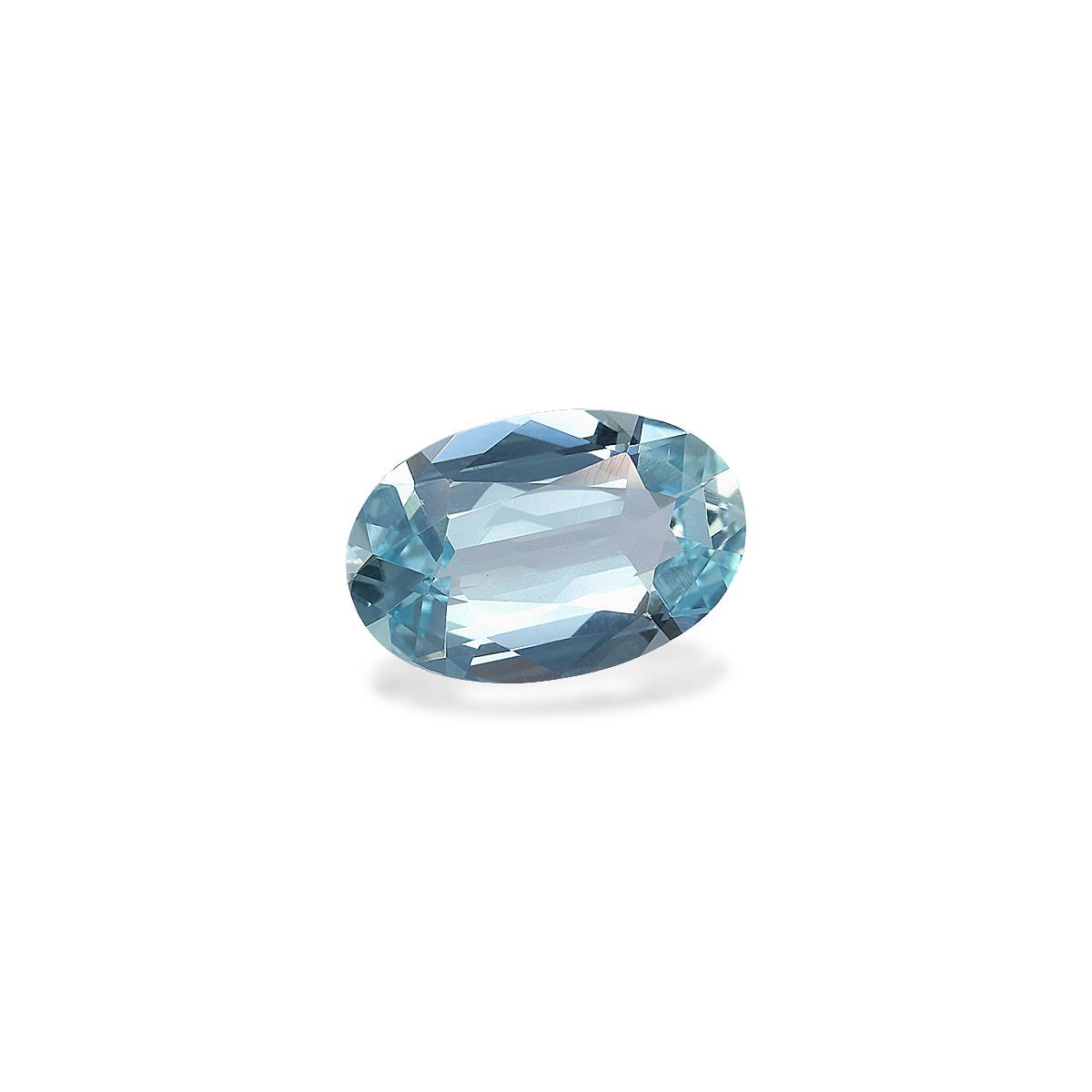 baby blue aquamarine, 1.75ct oval cut — view 3