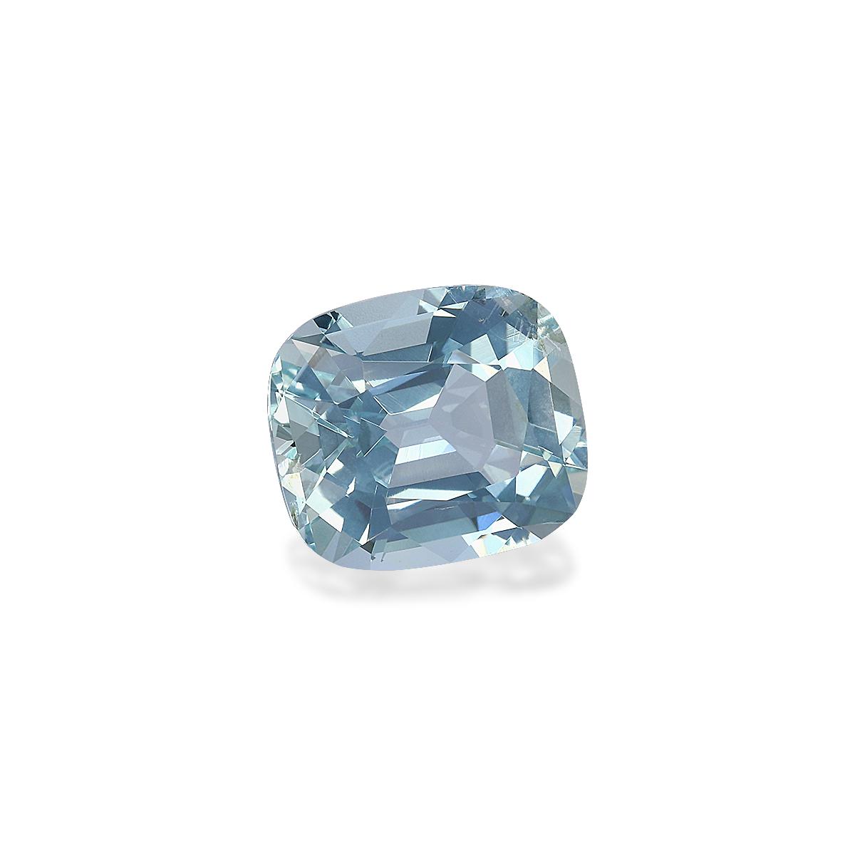 baby blue aquamarine, 3.32ct cushion cut — view 3