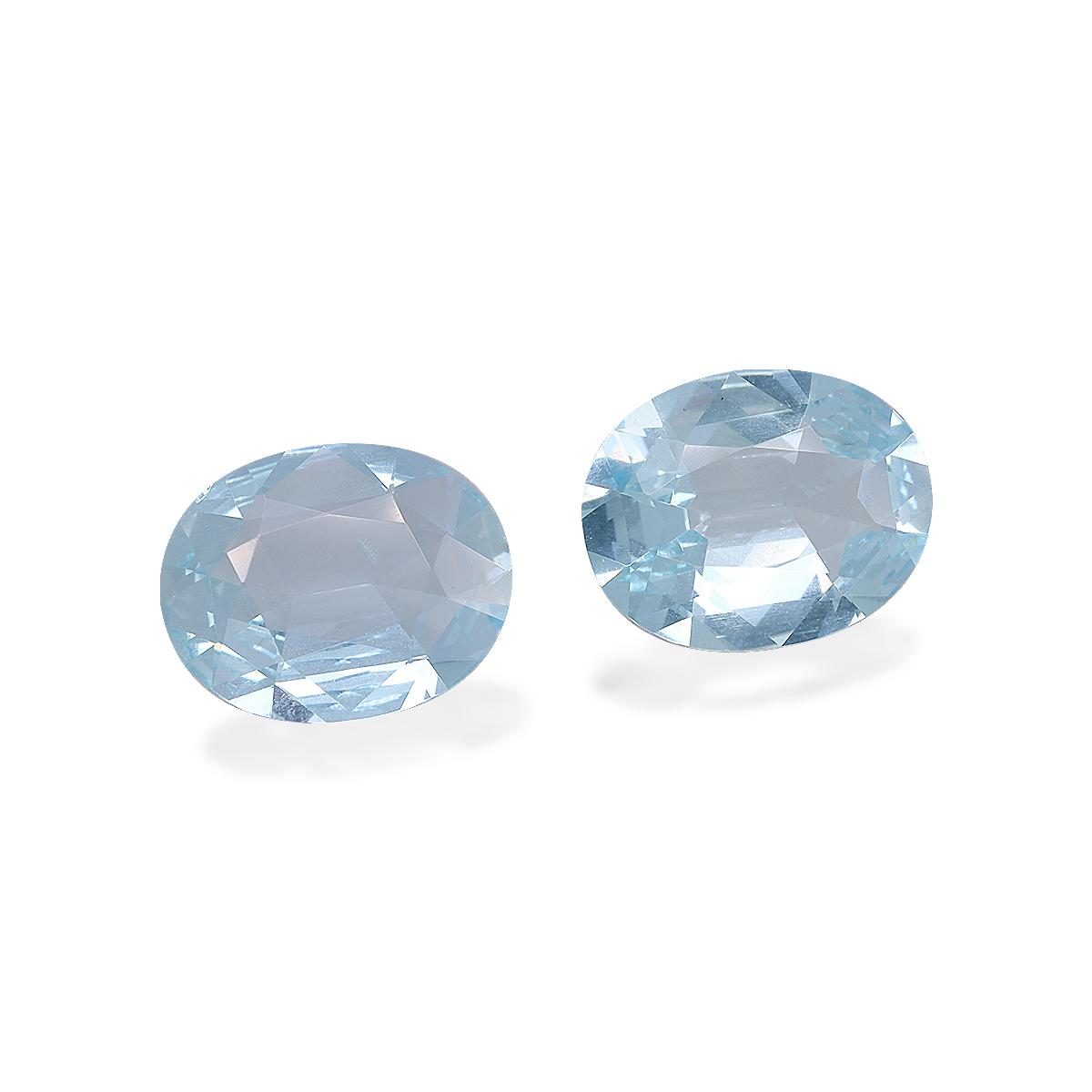 baby blue aquamarine, 4.15ct oval cut — view 3