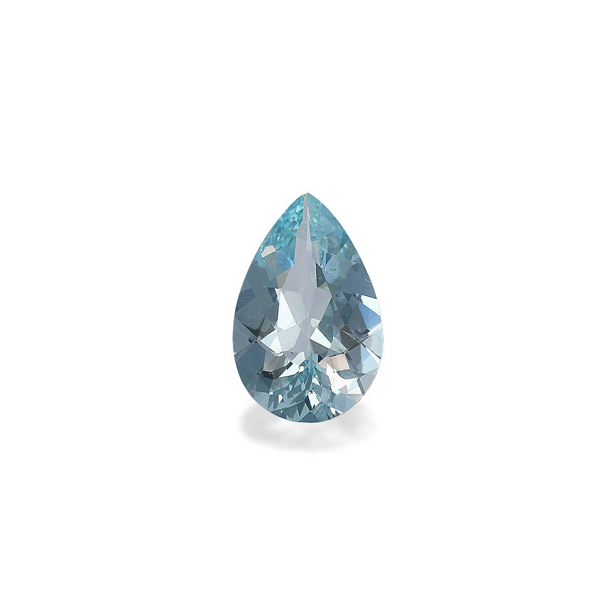 baby blue aquamarine, 3.92ct pear cut — main view
