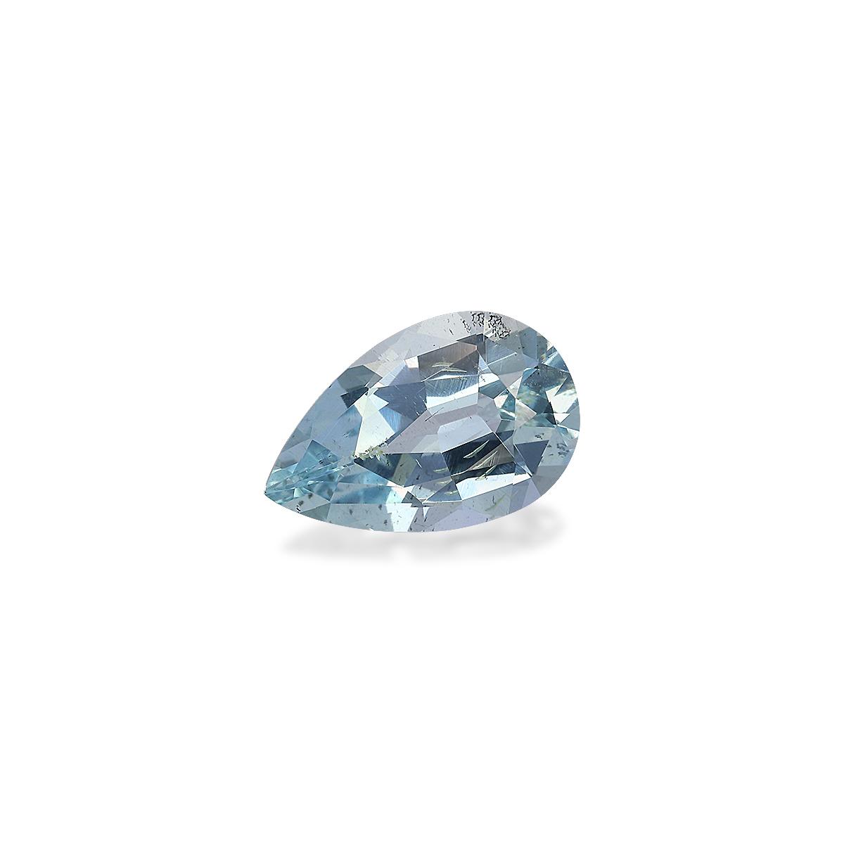 baby blue aquamarine, 1.8ct pear cut — view 3