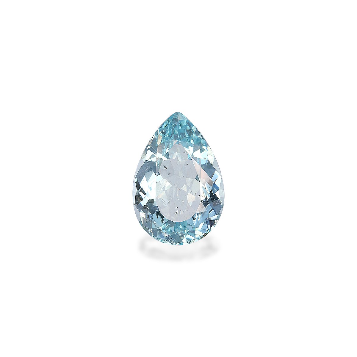sky blue aquamarine, 4.76ct pear cut — main view