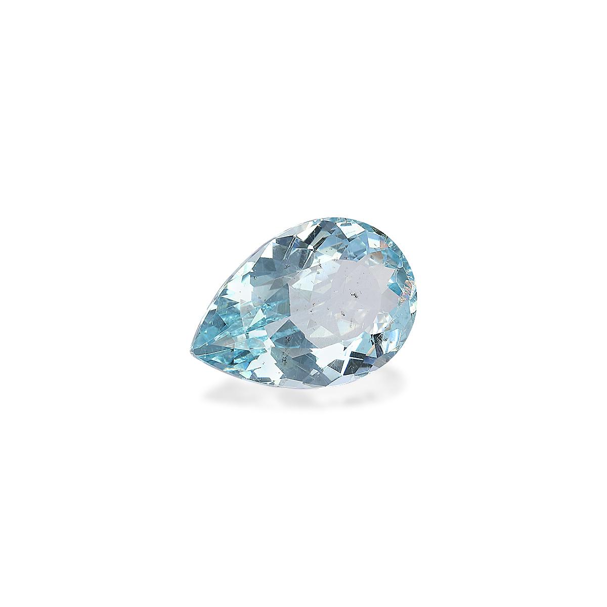 sky blue aquamarine, 4.76ct pear cut — view 3