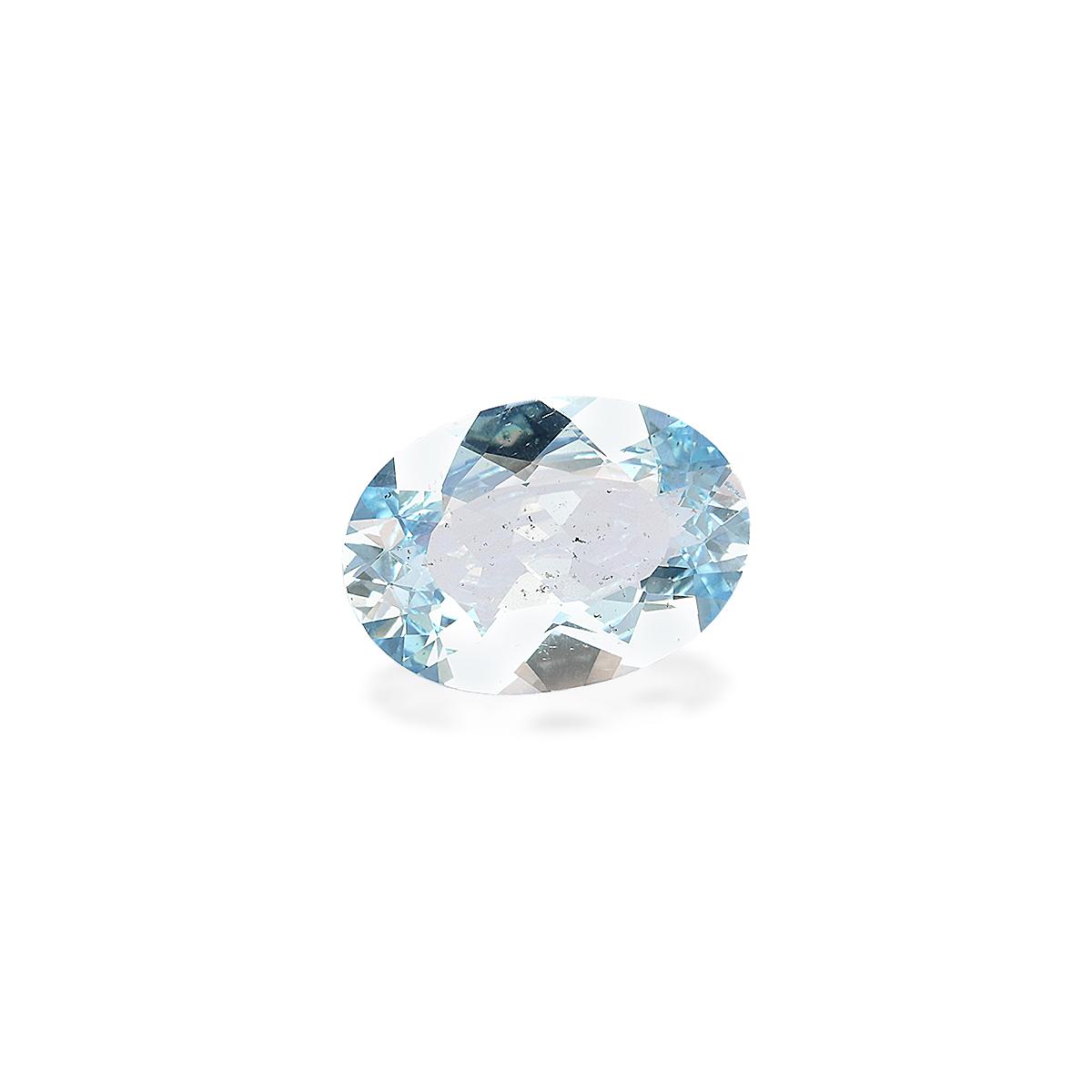 baby blue aquamarine, 4.31ct oval cut — view 3