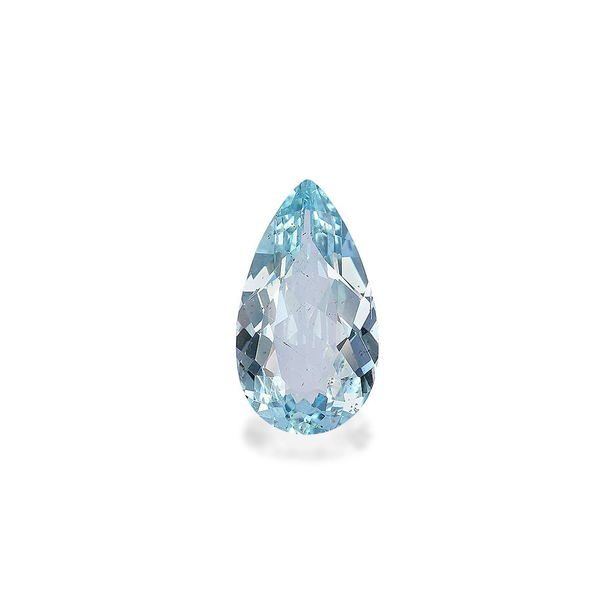 baby blue aquamarine, 5.41ct pear cut — main view