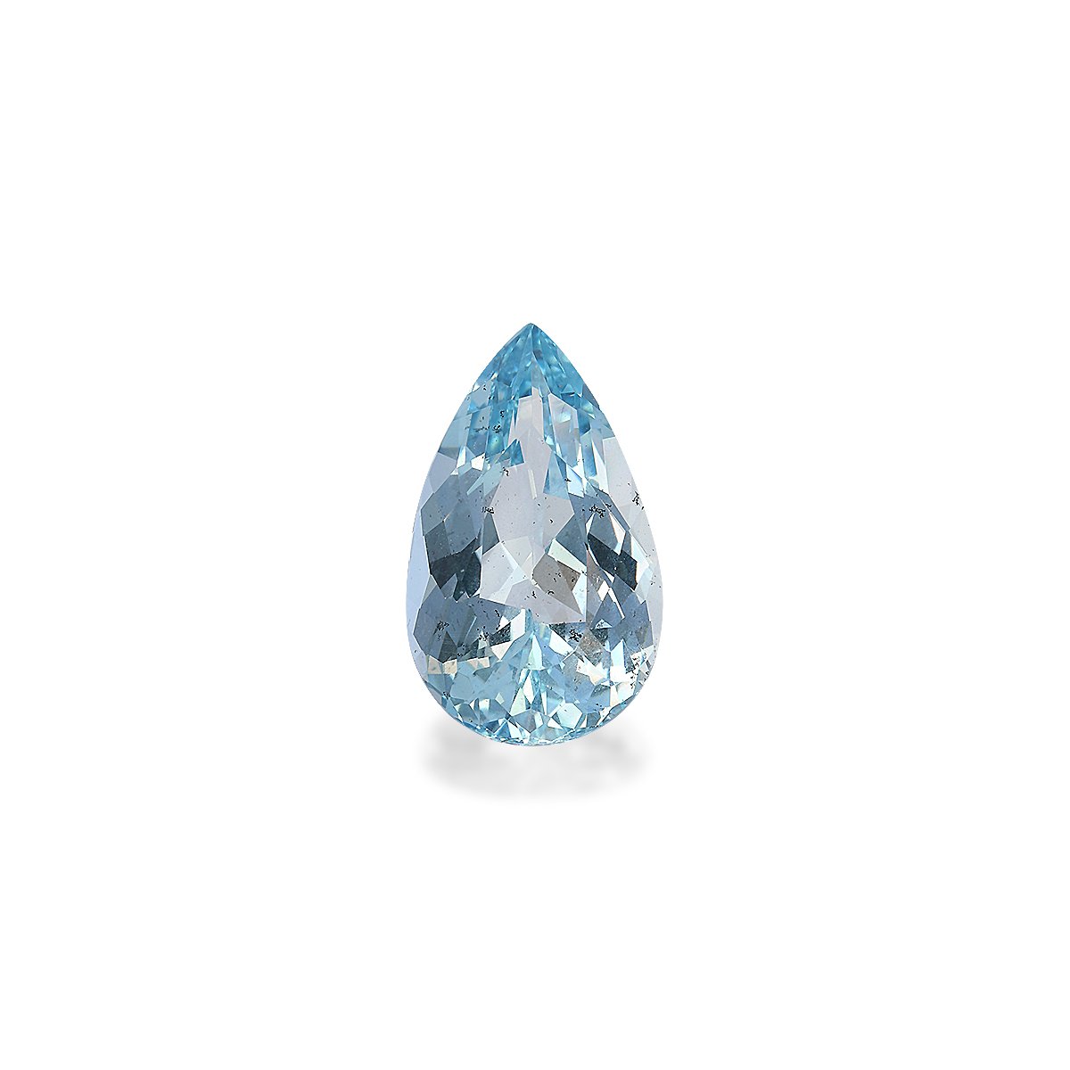 baby blue aquamarine, 6.17ct pear cut — main view