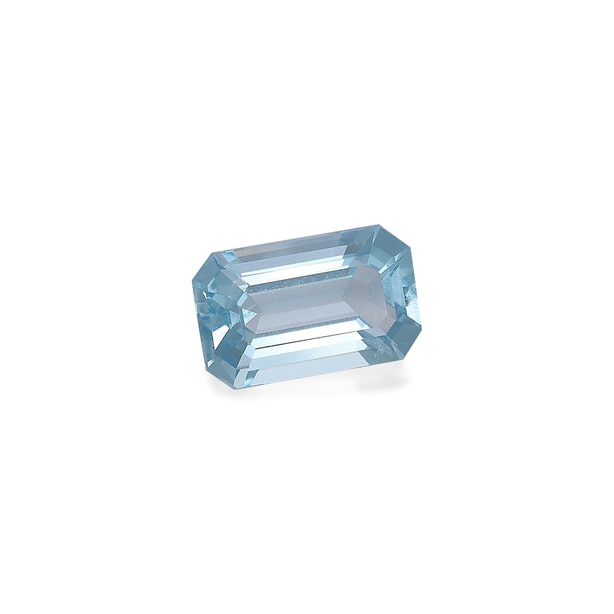 sky blue aquamarine, 2.71ct rectangular cut — view 3