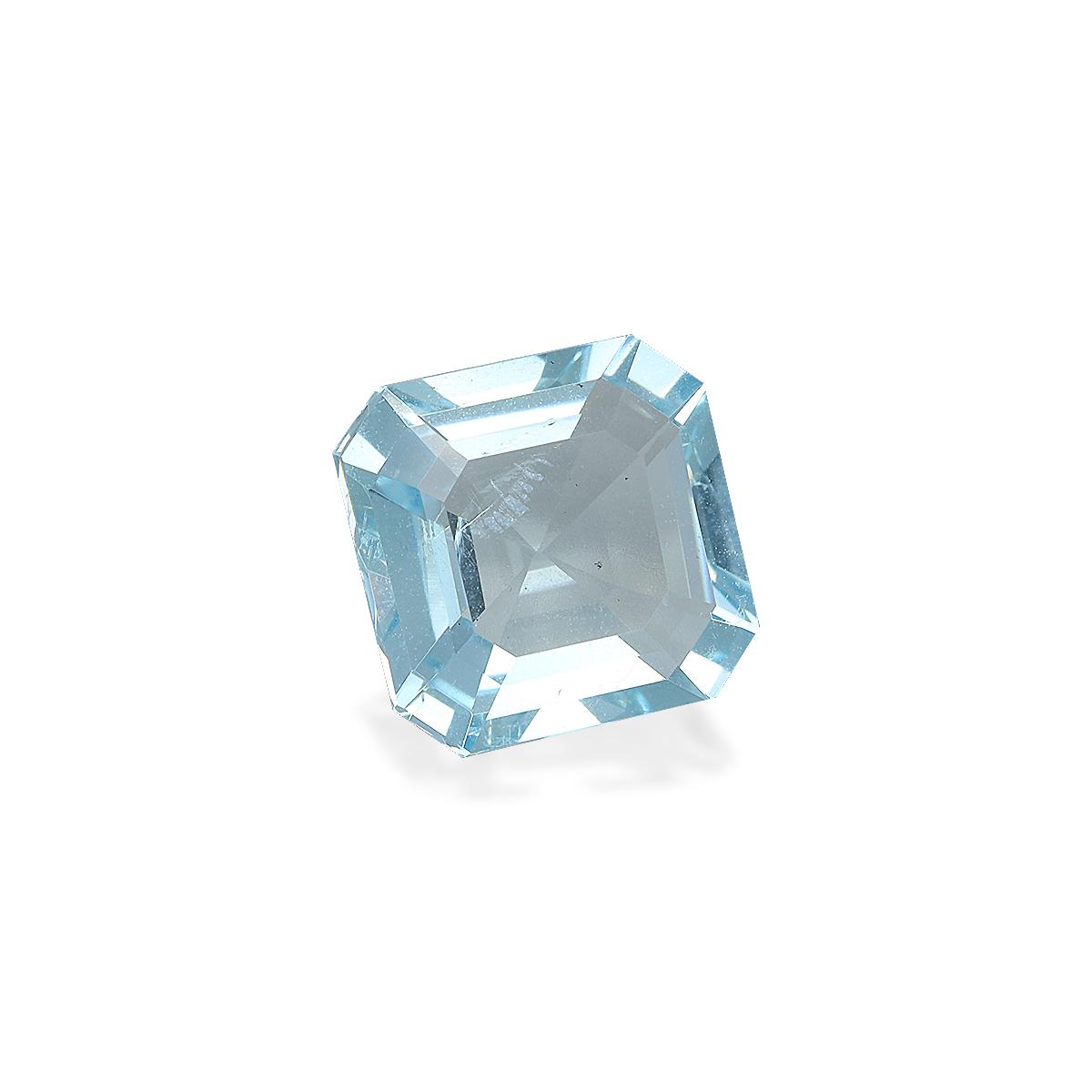 sky blue aquamarine, 2.95ct square cut — view 3