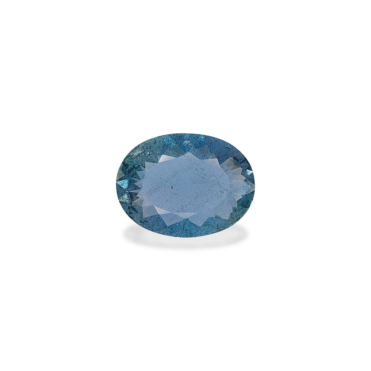 Santa Maria blue aquamarine, 4.07ct oval cut — main view