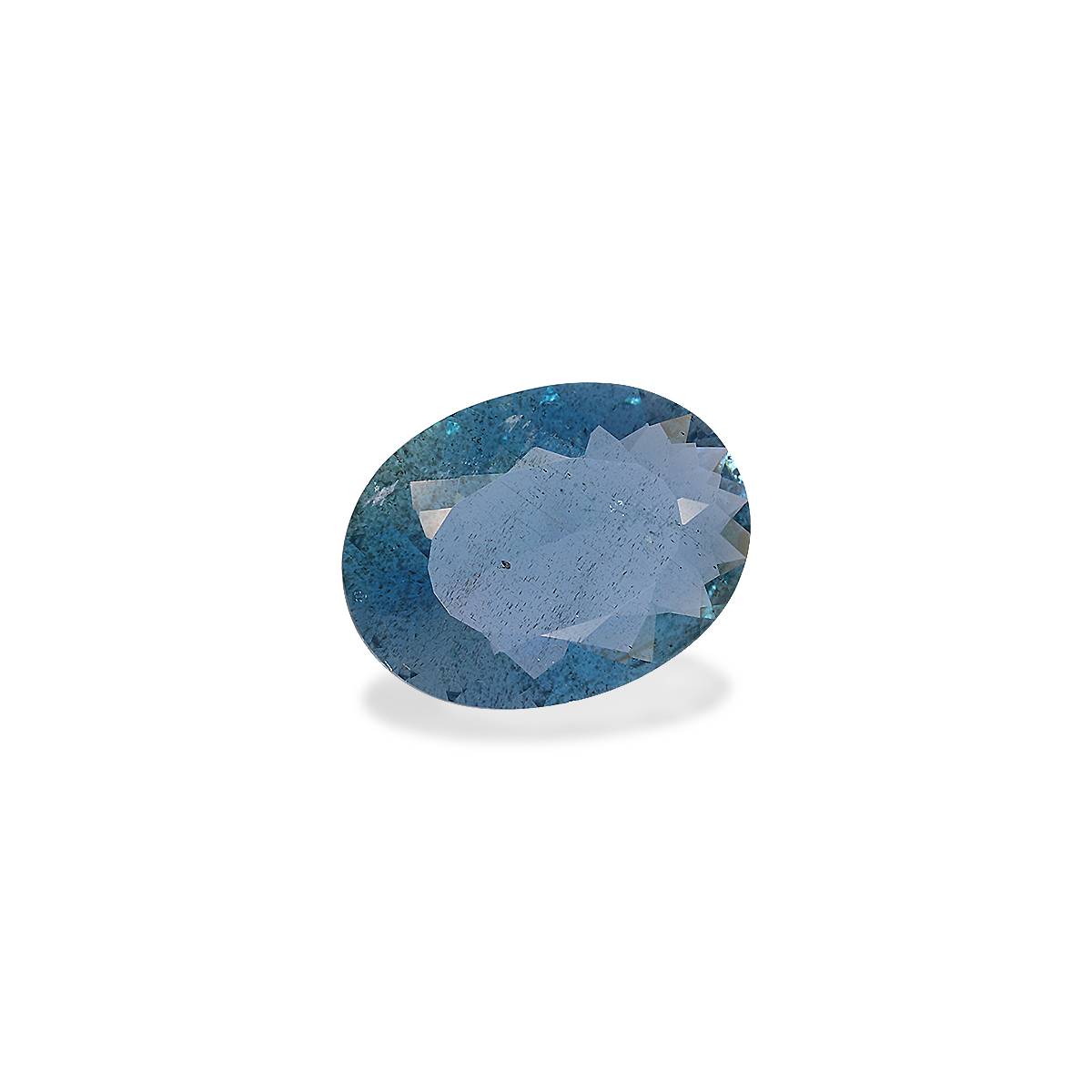 Santa Maria blue aquamarine, 4.07ct oval cut — view 3