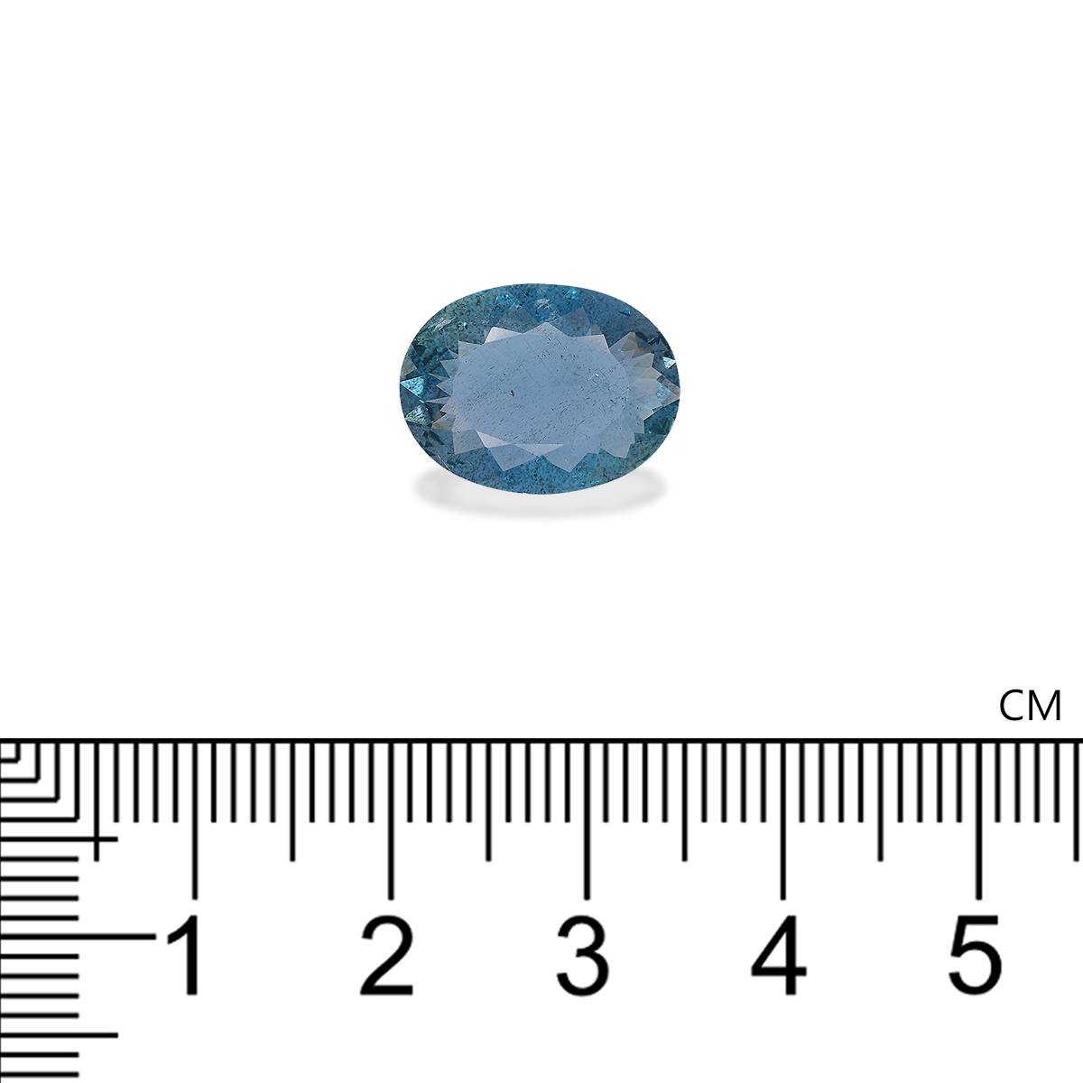 Santa Maria blue aquamarine, 4.07ct oval cut — view 4