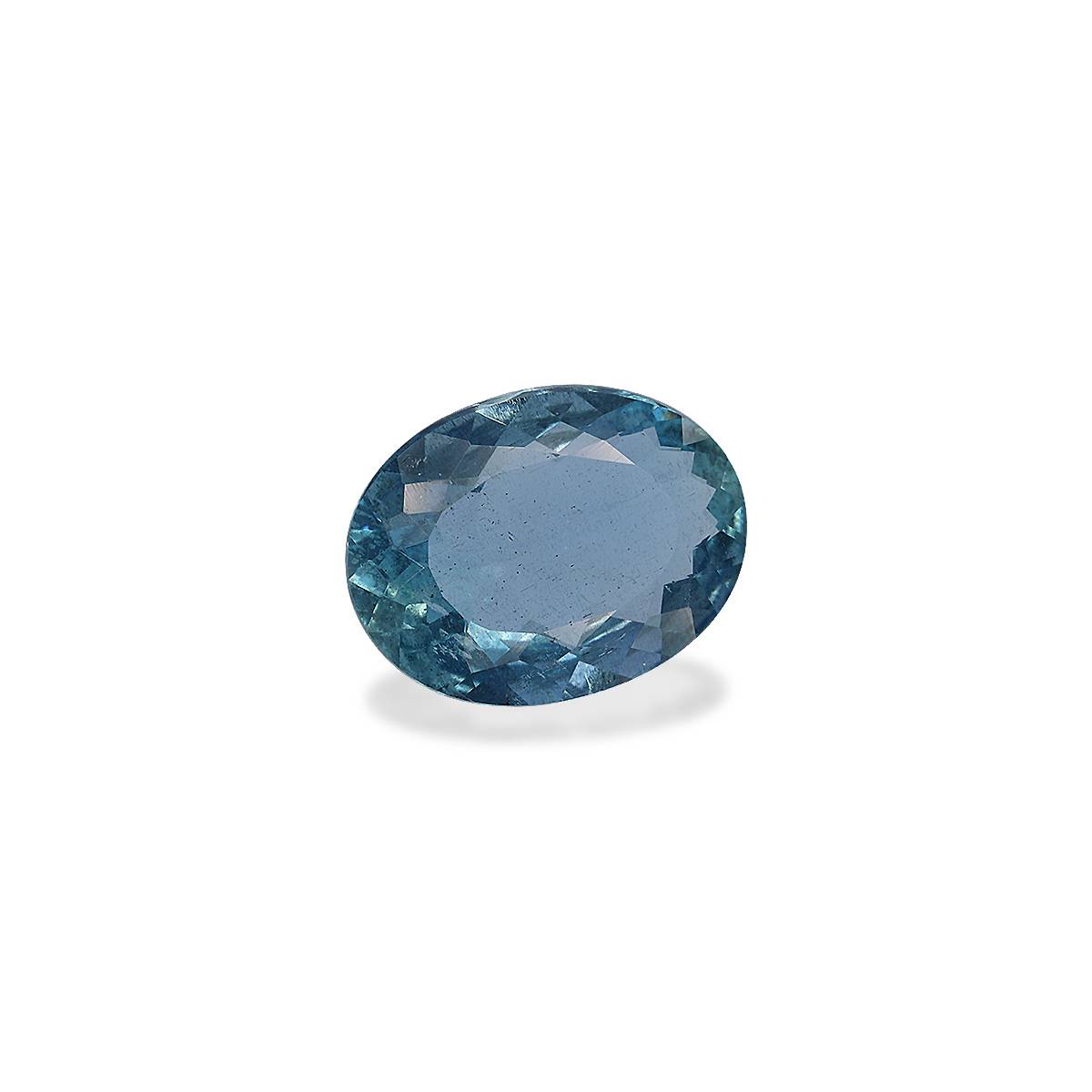 Santa Maria blue aquamarine, 3.79ct oval cut — view 3