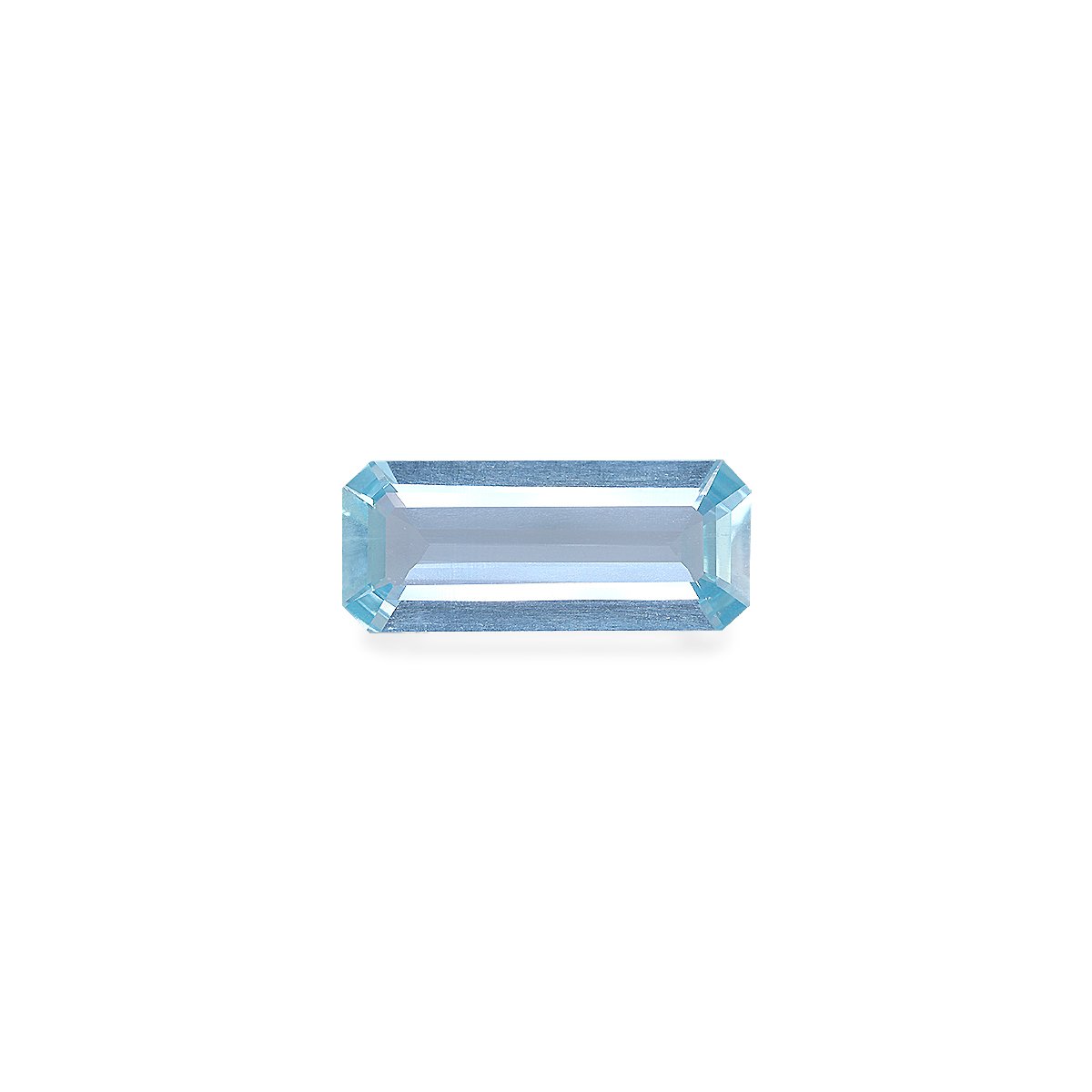 baby blue aquamarine, 5.08ct rectangular cut — main view