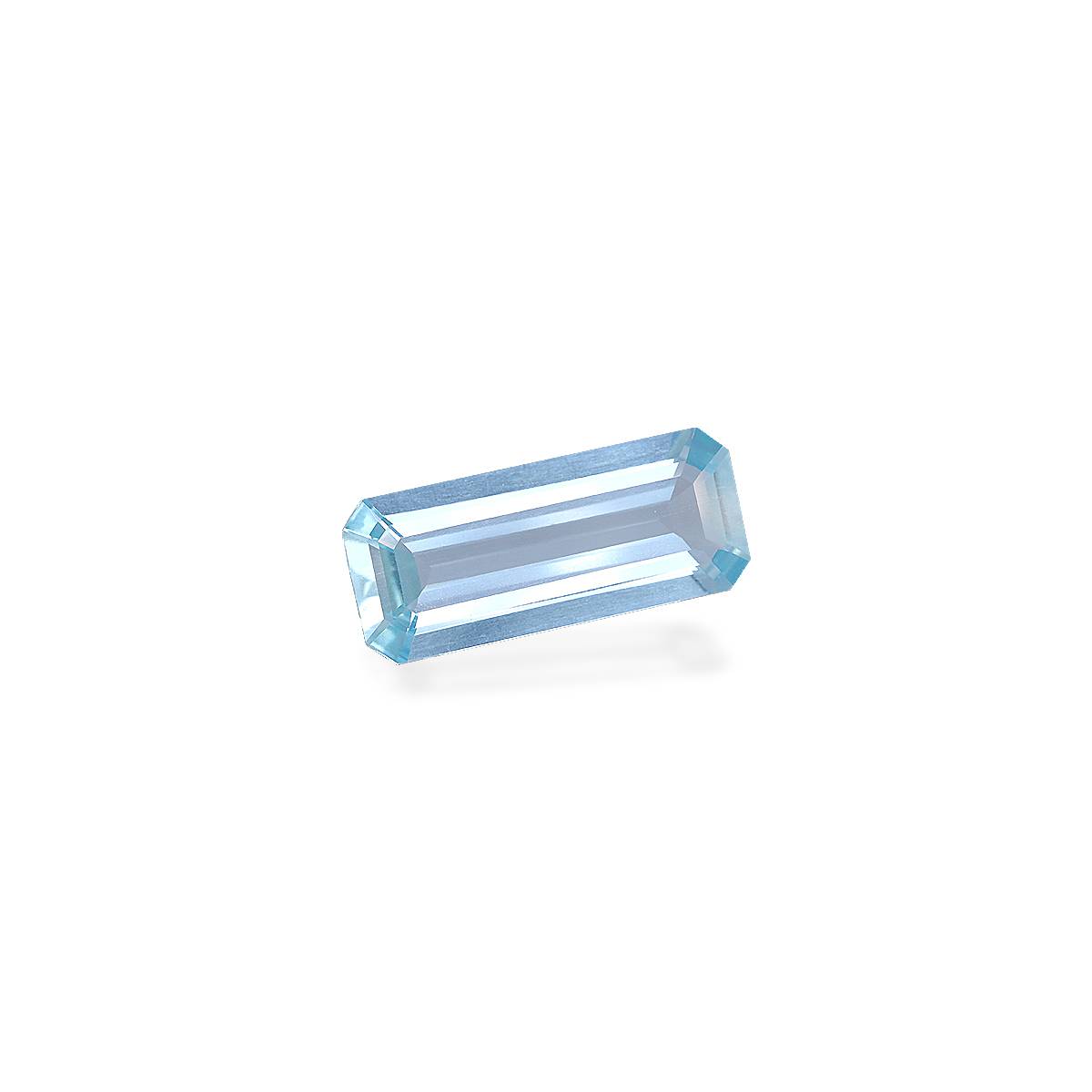baby blue aquamarine, 5.08ct rectangular cut — view 3