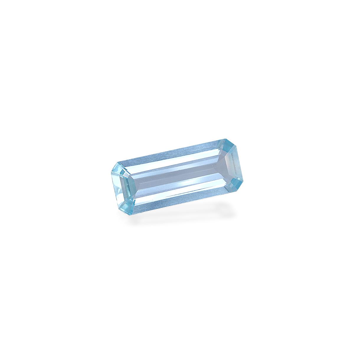 baby blue aquamarine, 5.08ct rectangular cut — view 3