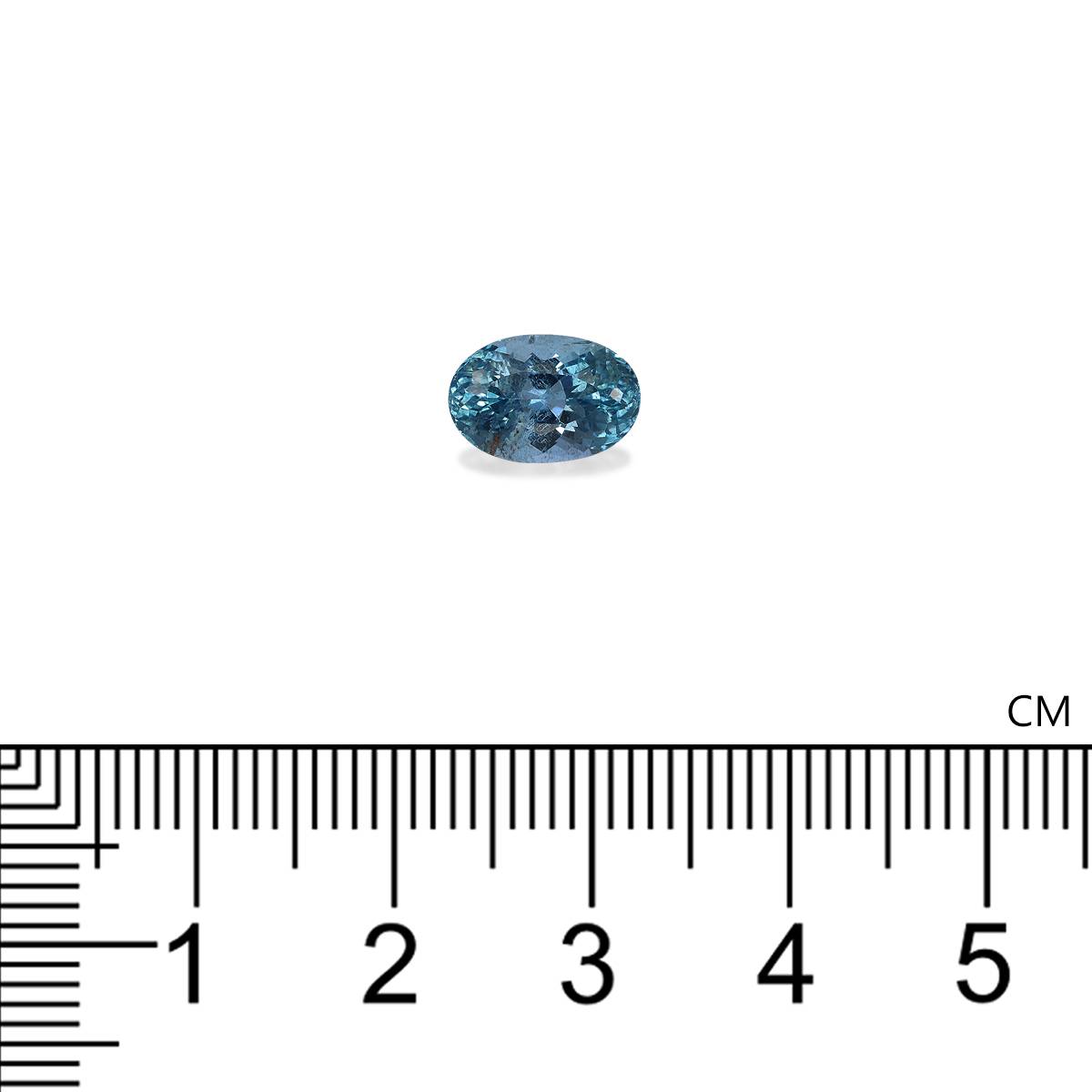 Santa Maria blue aquamarine, 2.1ct oval cut — view 4