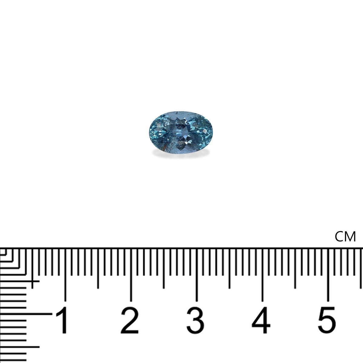 Santa Maria blue aquamarine, 2.1ct oval cut — view 4