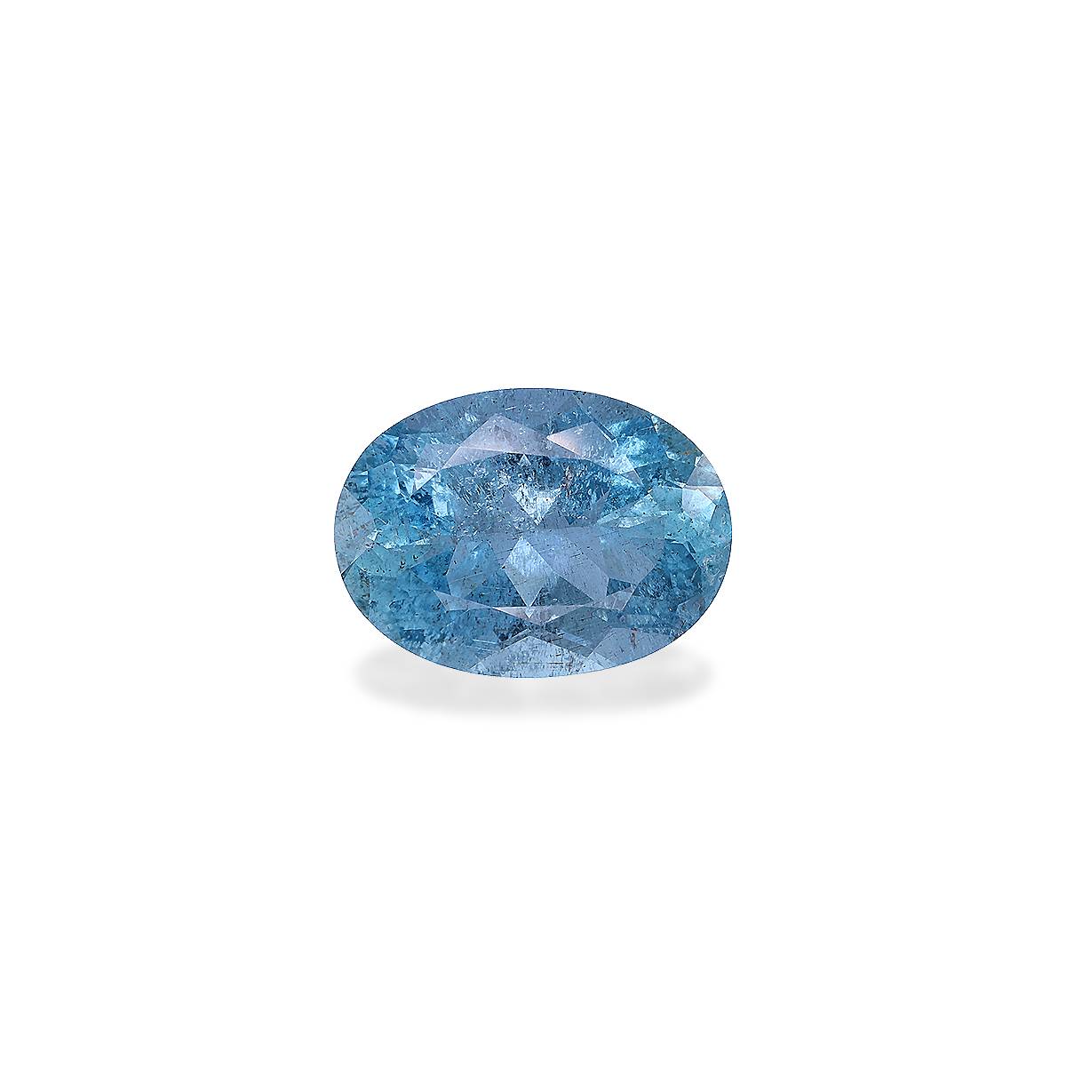Santa Maria blue aquamarine, 4.96ct oval cut — main view