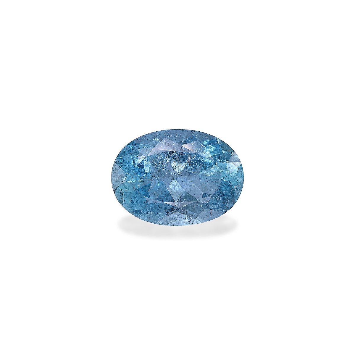 Santa Maria blue aquamarine, 4.96ct oval cut — main view