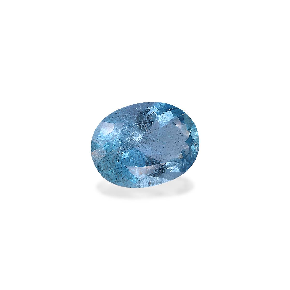 Santa Maria blue aquamarine, 4.96ct oval cut — view 3