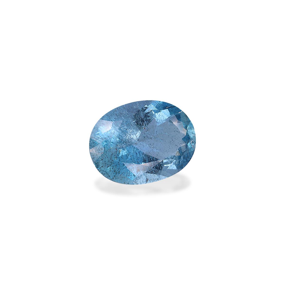 Santa Maria blue aquamarine, 4.96ct oval cut — view 3