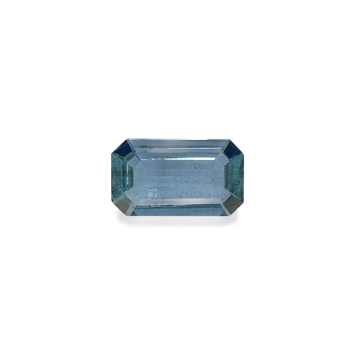 Santa Maria blue aquamarine, 3.18ct rectangular cut — main view