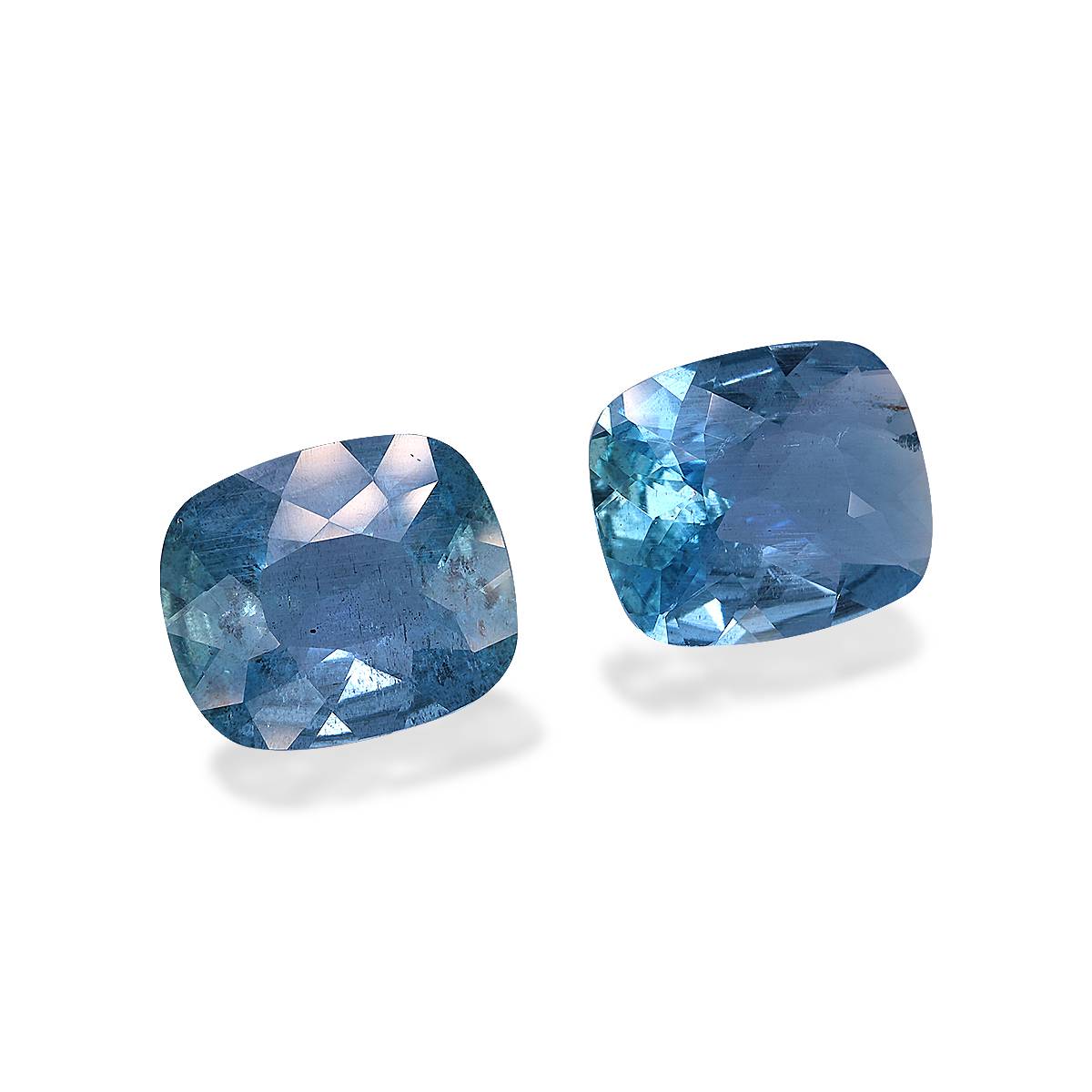 Santa Maria blue aquamarine, 11.69ct cushion cut — view 3