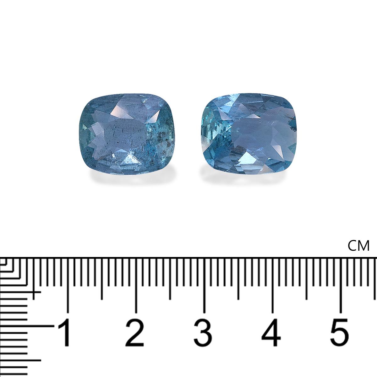 Santa Maria blue aquamarine, 11.69ct cushion cut — view 4
