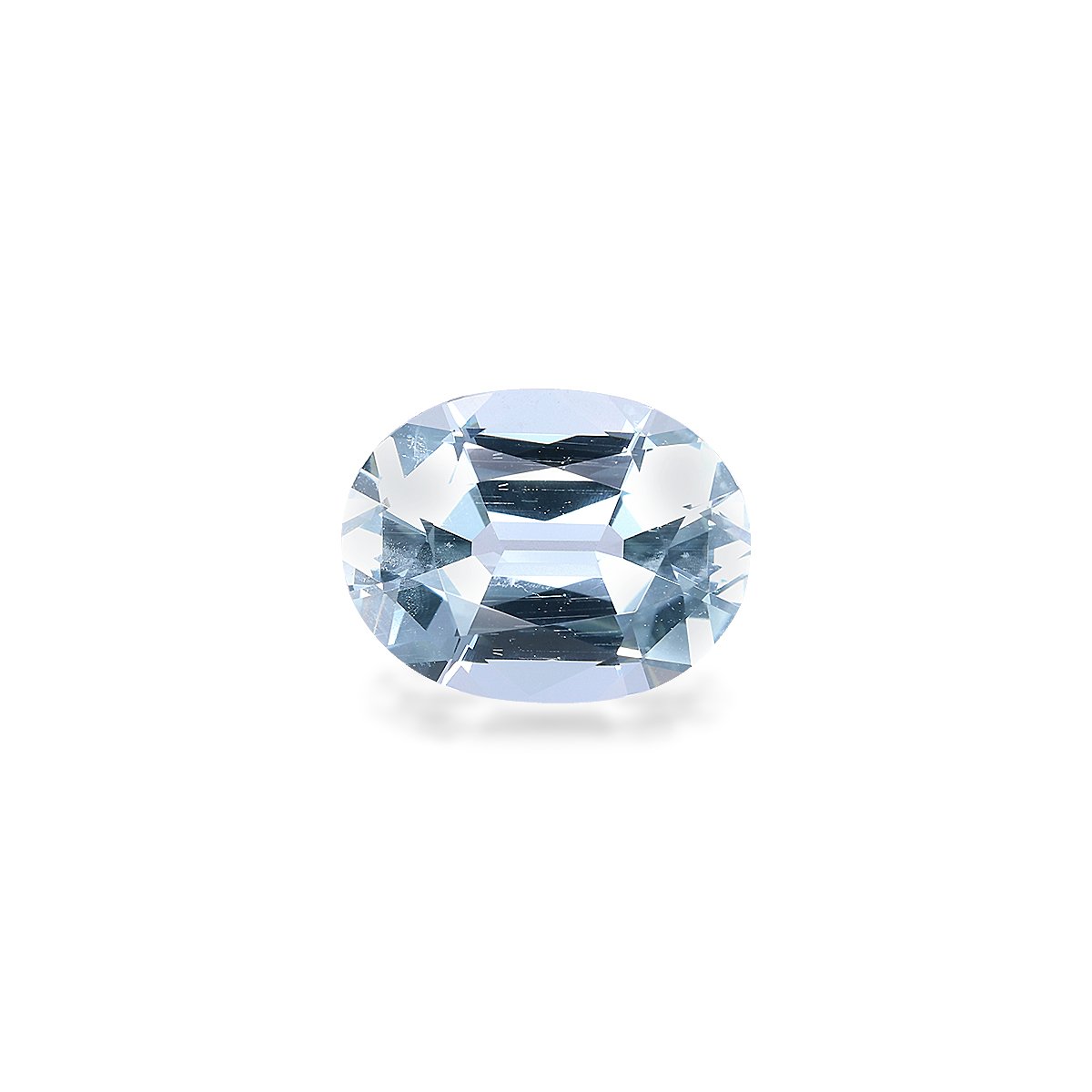 baby blue aquamarine, 6.79ct oval cut — main view