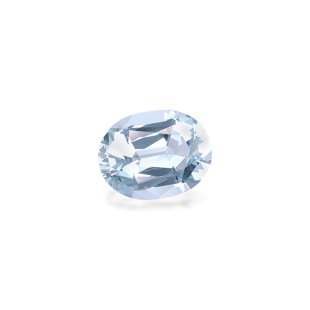baby blue aquamarine, 6.79ct oval cut — view 3