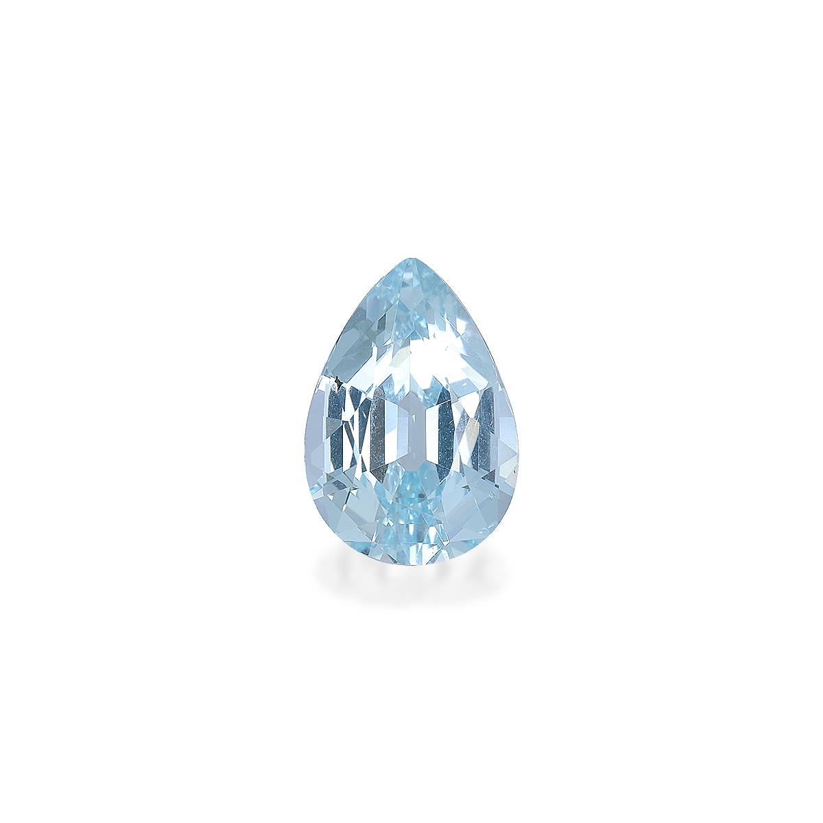 baby blue aquamarine, 5.78ct pear cut — main view